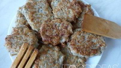 Луковые котлеты с манкой