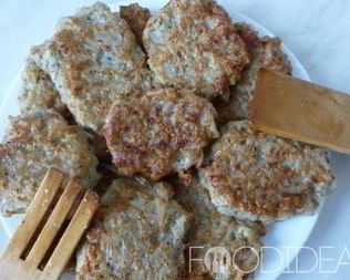 Луковые котлеты с манкой