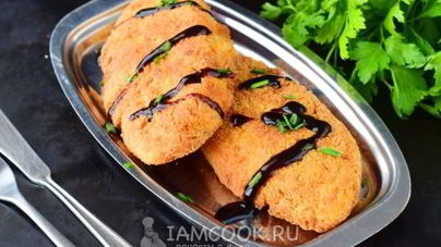 Морковные котлеты