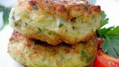Мясные котлеты Сочные с кабачком