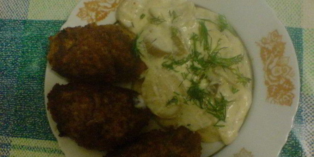 Рецепт ореховые котлеты под грибным соусом