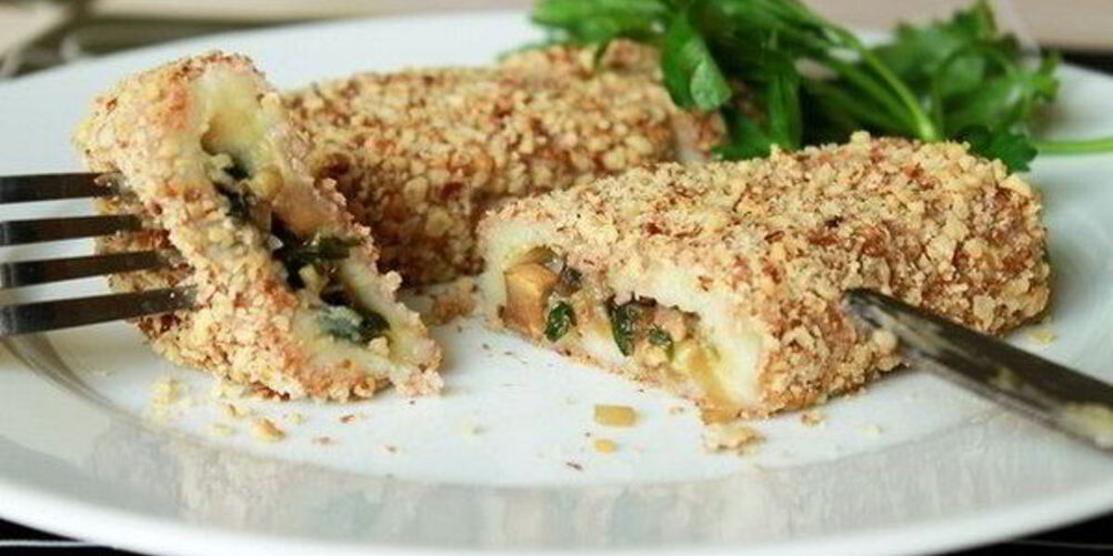 Рецепт овощные котлетки в ореховой корочке
