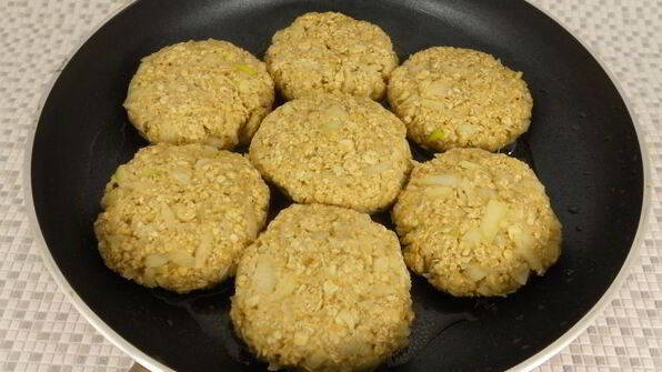 овсяные котлеты с мясным вкусом