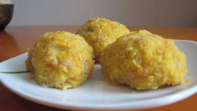 Паровые фруктовые котлетки