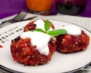 Постные котлеты на пару