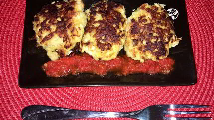 Рыбные котлеты из трески