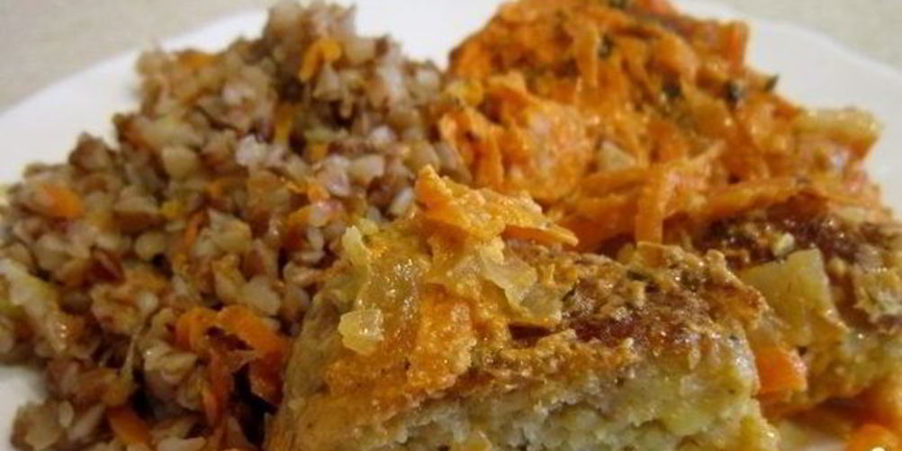 Рецепт рыбные котлеты с гречкой