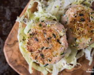 Рыбные котлеты с капустой