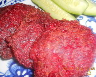 Свекольные котлеты