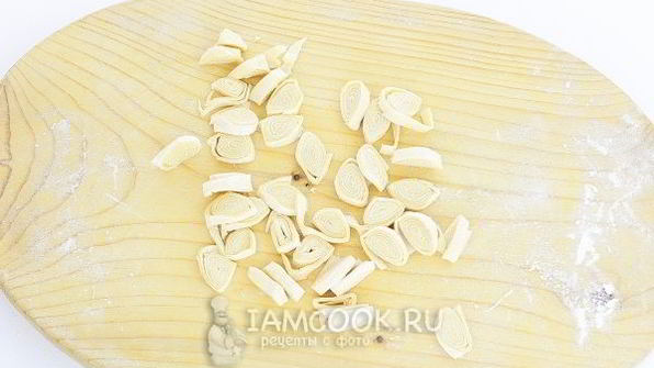 лапша домашняя на яйцах