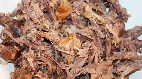 лапша домашняя с домашней уткой и белыми грибами