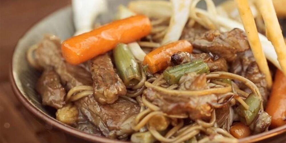 Рецепт лапша с соусом терияки и овощами