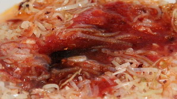 лапша ширатаки со шпинатом