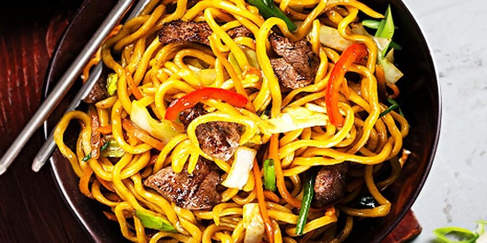 Рецепт лапша вок со свининой и овощами