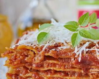 Домашняя лазанья с фаршем