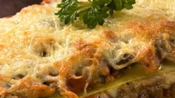 грибная лазанья