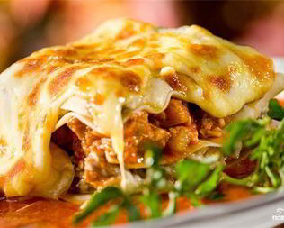 Лазанья из лаваша с фаршем