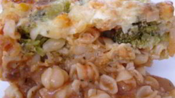 лазанья из макарон