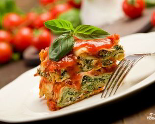 Лазанья низкокалорийная