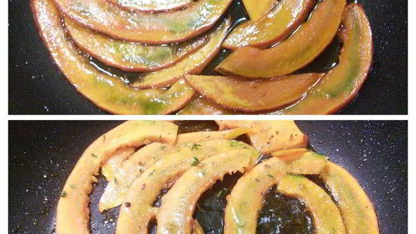 лазанья с карамелизированной тыквой