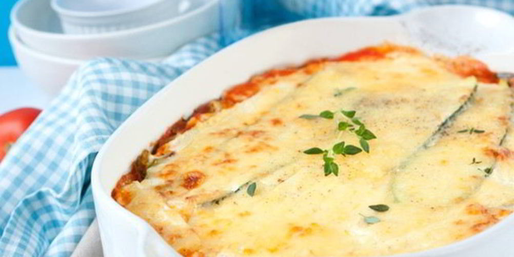 Рецепт лазанья с курицей и кабачком