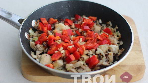 лазанья с курицей