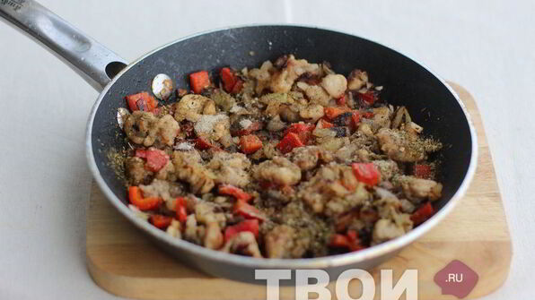 лазанья с курицей