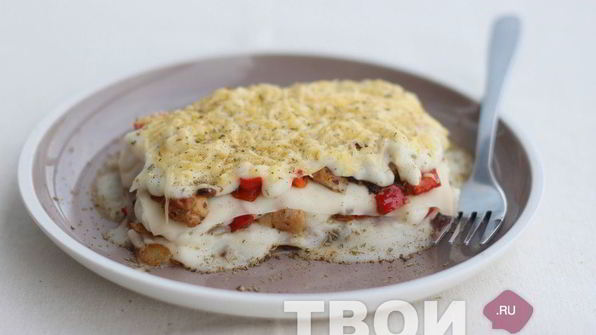 лазанья с курицей