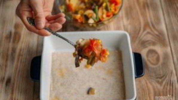 лазанья с овощами