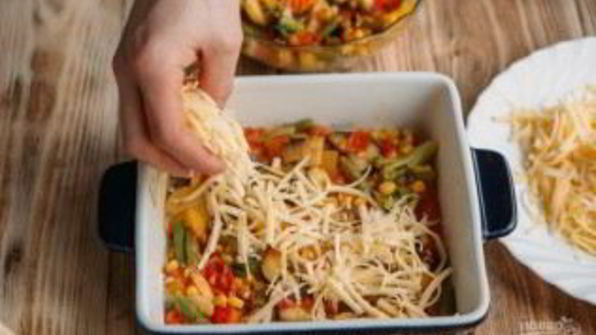 лазанья с овощами