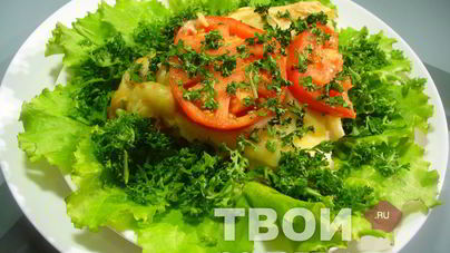 Лазанья с помидорами