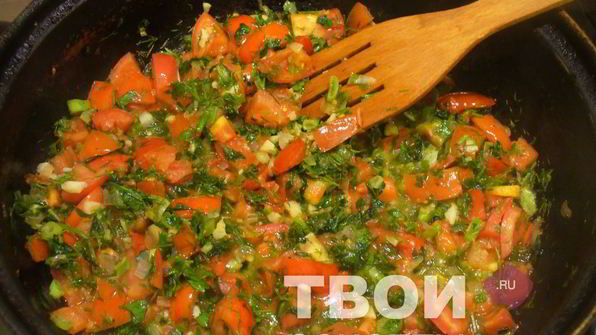 лазанья с помидорами