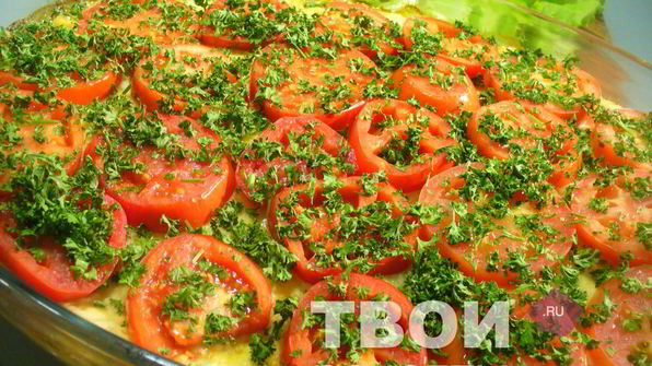 лазанья с помидорами