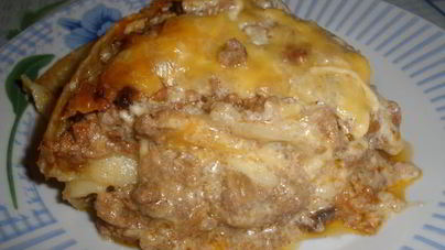 Лазанья с соусом бешамель