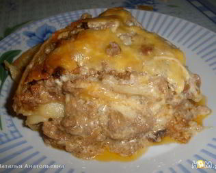 Лазанья с соусом бешамель