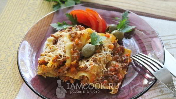 мясная лазанья