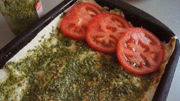 овощная лазанья из лаваша с лечо и баклажаном