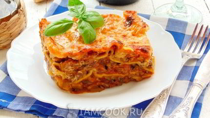 Овощная лазанья