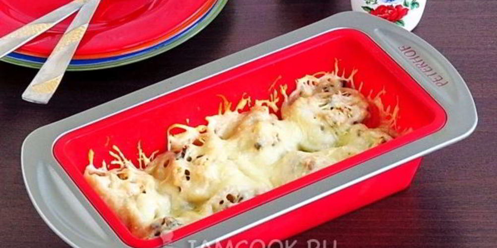Рецепт фаршированные ракушки , запеченные с сыром