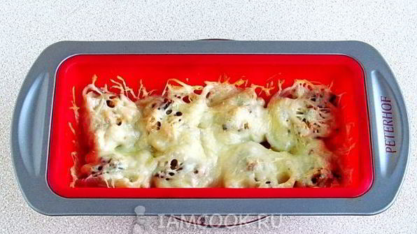 фаршированные ракушки , запеченные с сыром