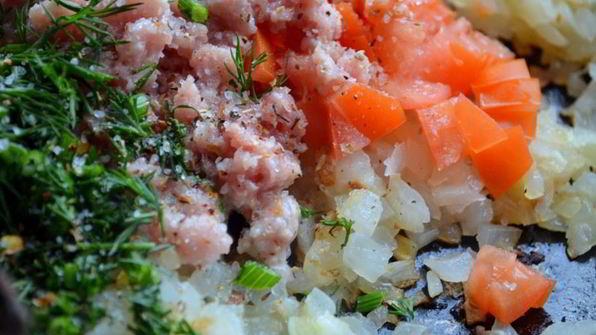 гнездышки из спагетти