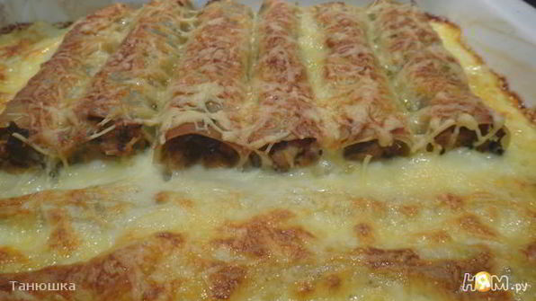 каннелони со шпинатом