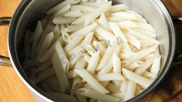 макароны карбонара с беконом