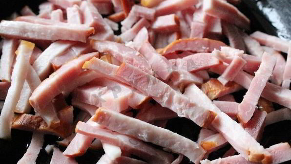 макароны карбонара с беконом