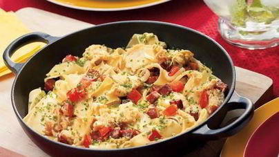 Макароны по-деревенски