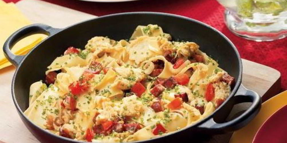 Рецепт макароны по-деревенски