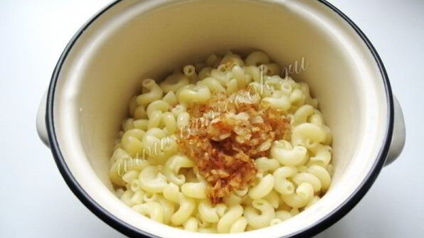 макароны по-флотски с отварным мясом