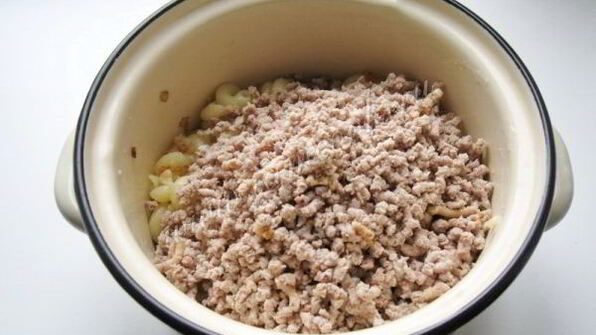 макароны по-флотски с отварным мясом