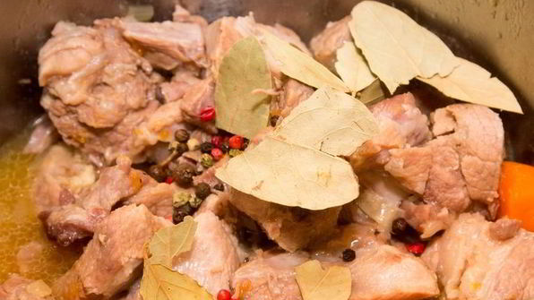 макароны с домашней тушенкой