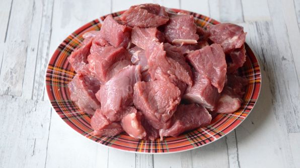 макароны с мясом и подливой